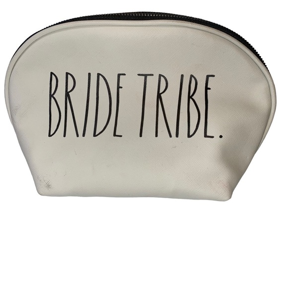 Rae Dunn Handbags - Rae Dunn Bridge Tribe Logo Makeup Cosmetic Bag